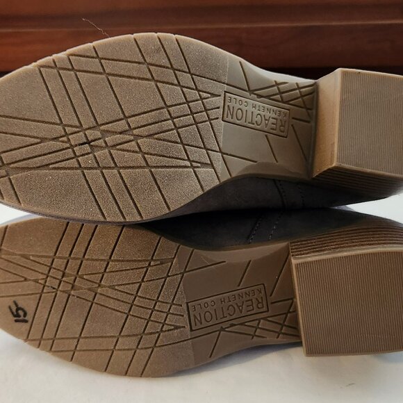 Kenneth Cole Reaction booties sz 7.5 M Shifa Skip gray EUC - Picture 6 of 8